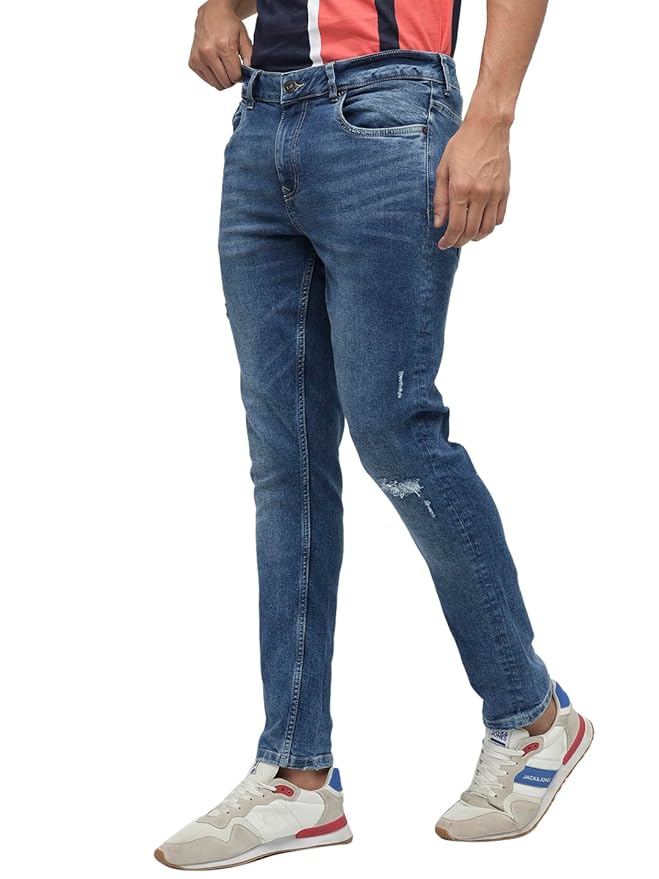 Jack Jones Slim Fit Mid Rise Blue Jeans