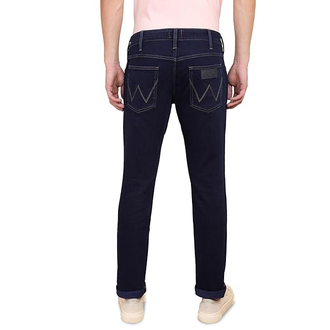 Wrangler Slim Fit Dark Blue Jeans