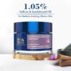Blue Nectar Men’s Face Cream – Natural Skin Brightening & Anti-Aging with Sandalwood, Saffron & Almond Oil, 50g