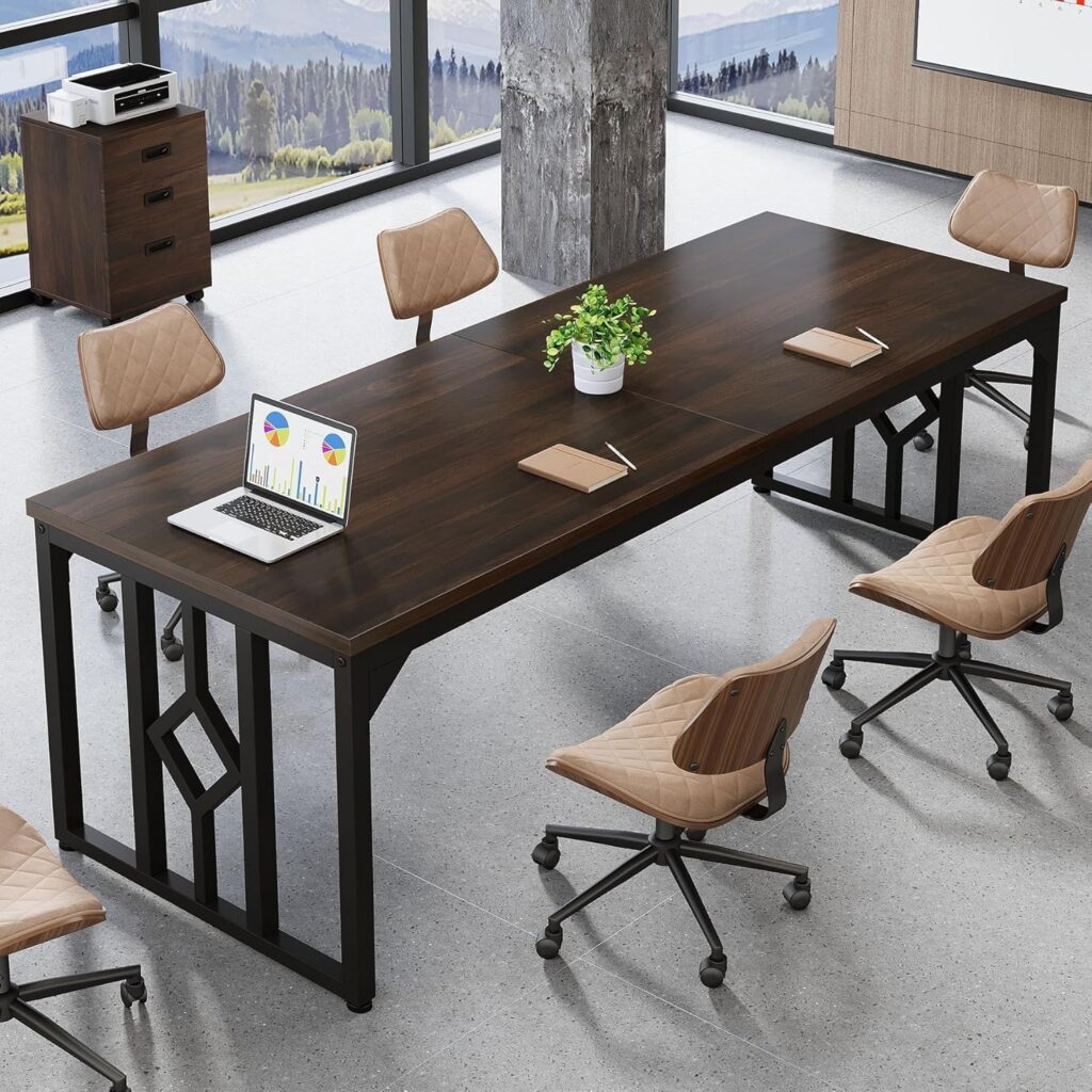 dark wood table