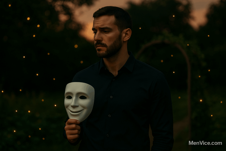 man with the mask