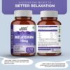 The Body Reserve Melatonin 10mg – 120 Veg Tablets for Sleep, Relaxation & Stress Relief