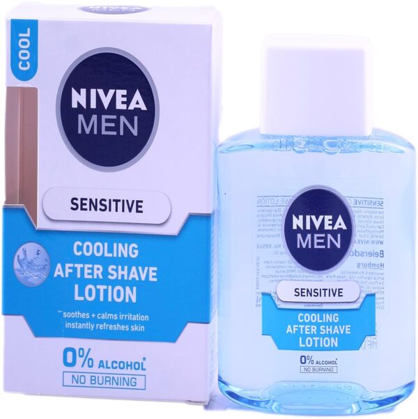 nivea men shaving lotion NIVEA MEN Sensitive Cooling After Shave Lotion – Soothes & Refreshes Skin, 100ml