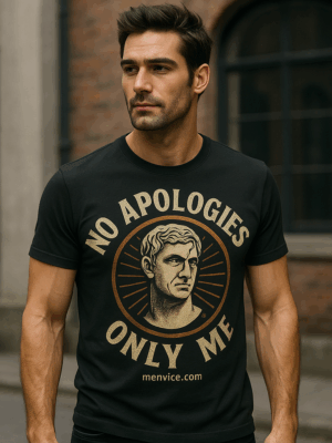 No Apologies, Only Me – Limited Edition MenVice T-Shirt (50 Pieces Only)