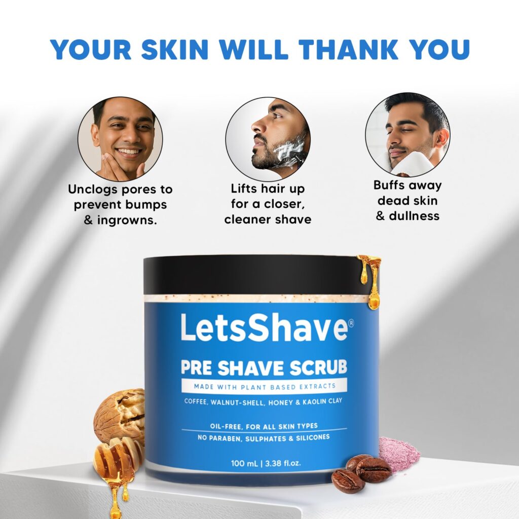 pre shave scrub