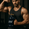 Roughhouse 2.5L Gallon Water Bottle – Leak-Proof, BPA-Free Gym Jug