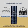 STYLLUXE Hair Thickening Fibers for Men (15g, Black) – Natural Keratin Concealer for Fuller Hair