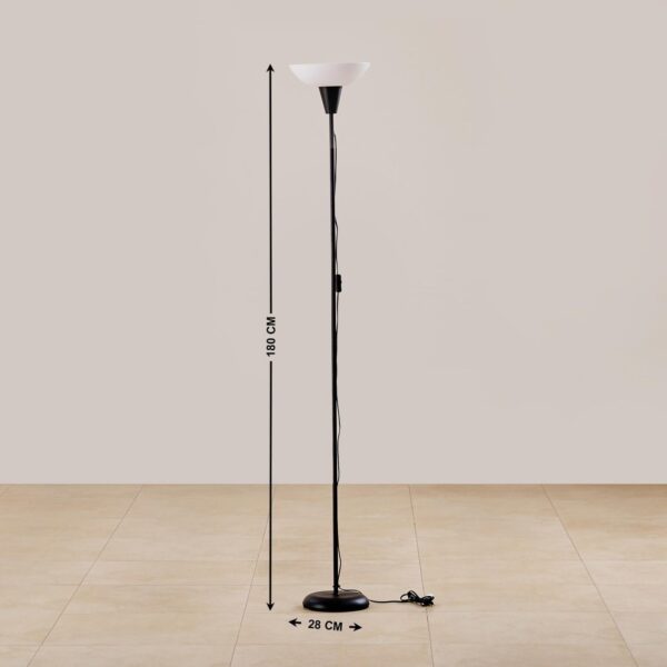uplight floor lamp 1 Glowis LED Corner Uplighter Lamp – Adjustable Gooseneck, Minimalist Black
