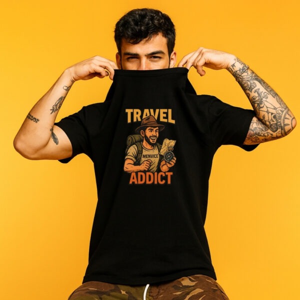 11 Travel Addict - MENVICE Addiction Series T-Shirt