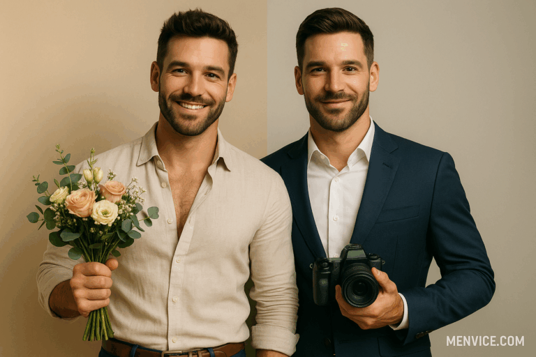 man going for date